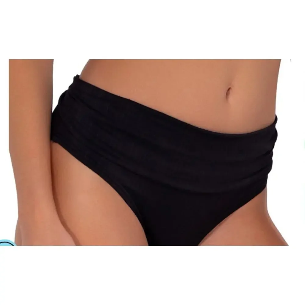 New NWT Sunsets Black Seagrass Texture‎ Unforgettable Bottom XL